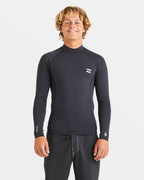 1/1mm Absolute Natural Upcycler Flatlock Back Zip Wetsuit Jacket - Black