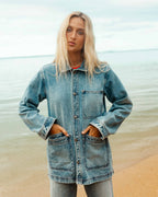 Denim Chore Coat - Atlantic Deep