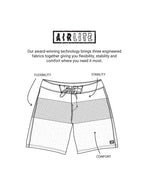 Straddie Airlite 20 Boardshorts - Steel Blue