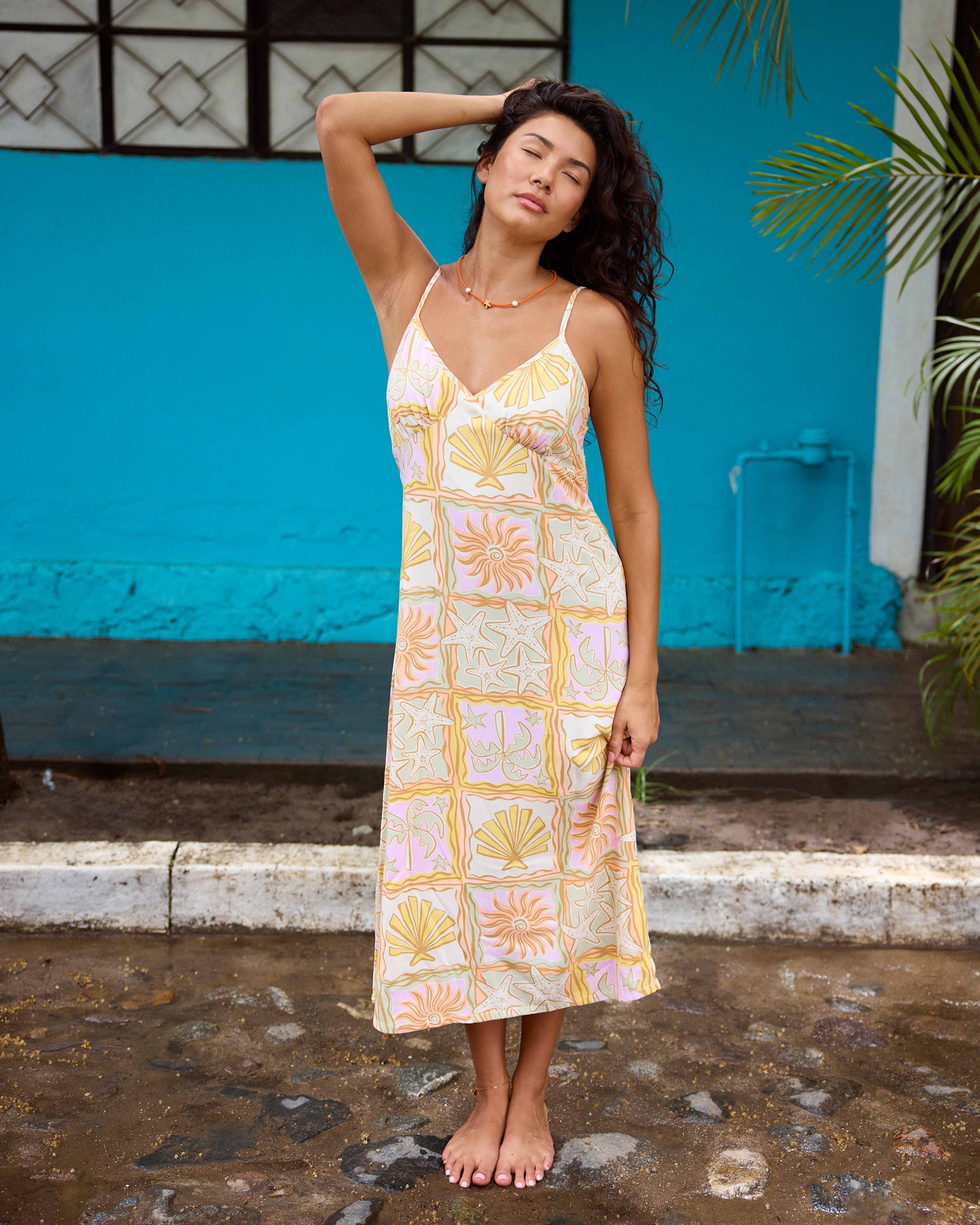Summer Babe Midi Dress - Sweet Lilac
