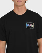 Crayon Wave Premium Short Sleeve T-Shirt - Black