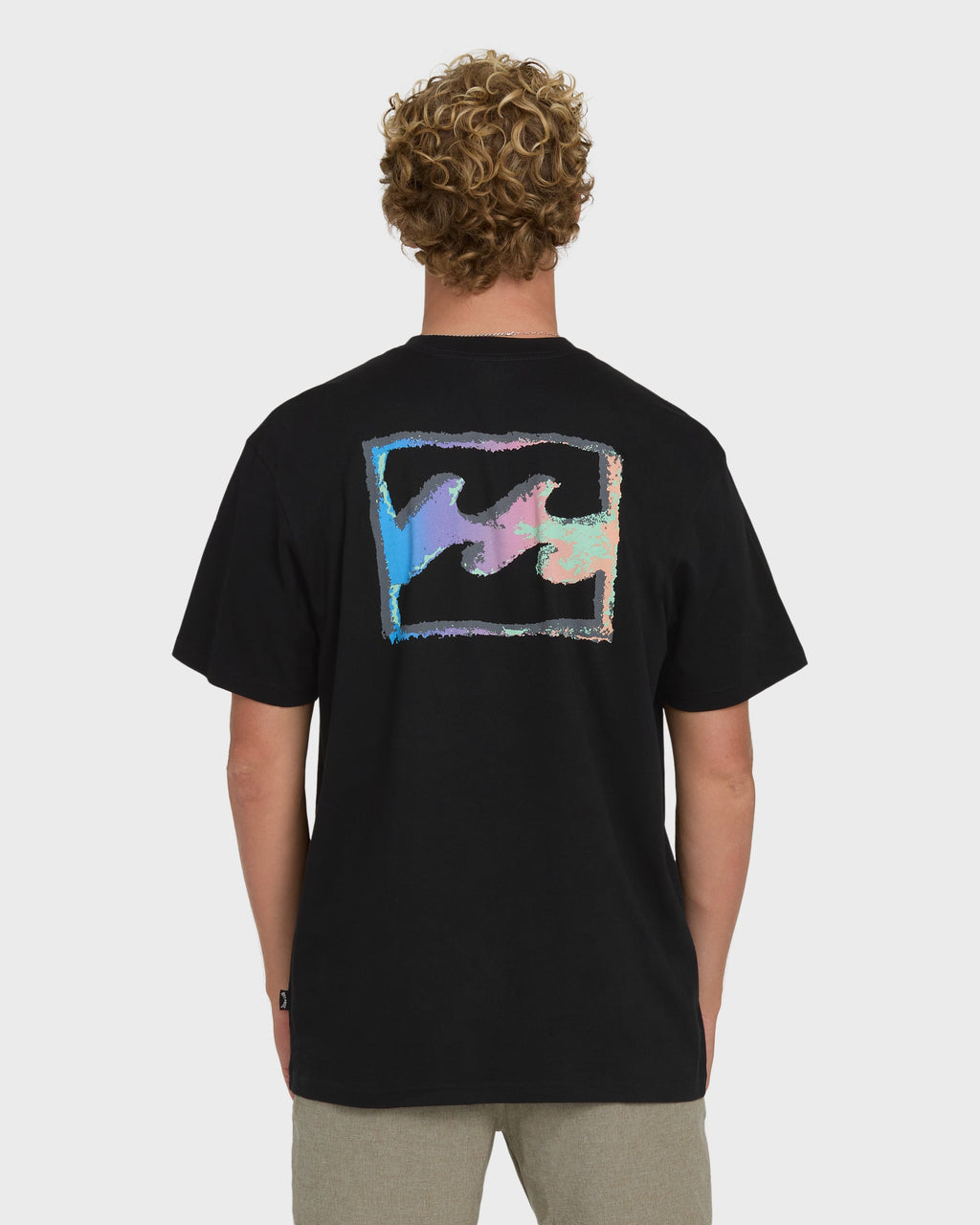 Crayon Wave Premium Short Sleeve T-Shirt - Black