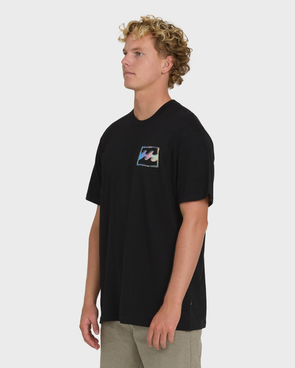 Crayon Wave Premium Short Sleeve T-Shirt - Black