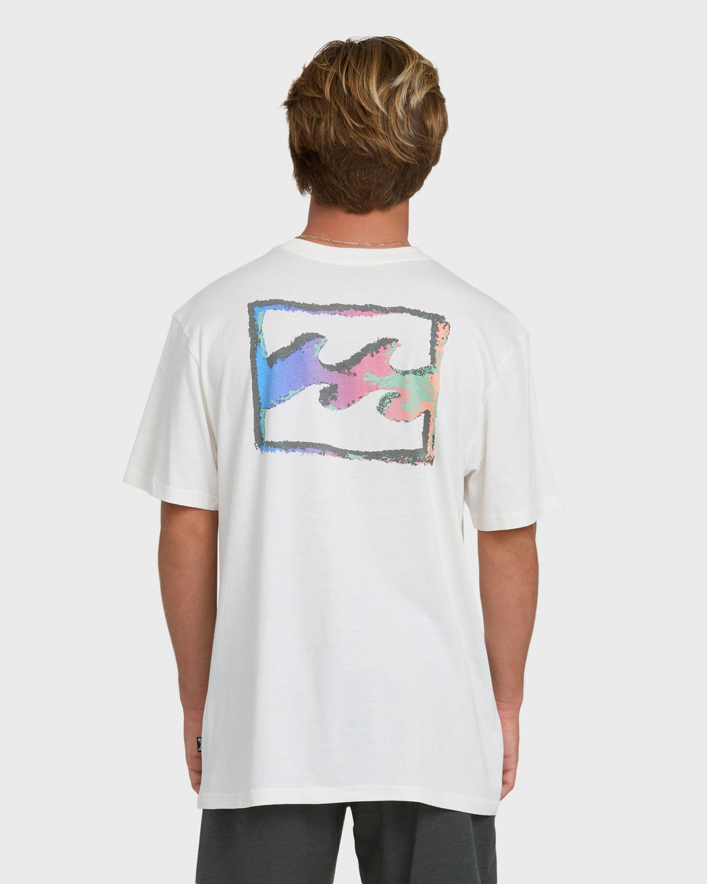 Crayon Wave Premium Short Sleeve T-Shirt - Off White