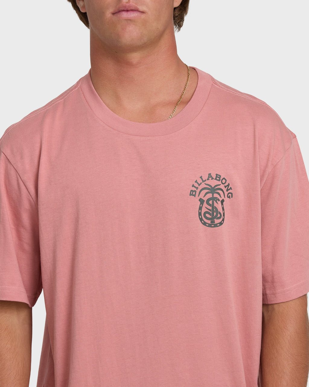 Forge Premium Short Sleeve Cotton T-Shirt - Ash Rose