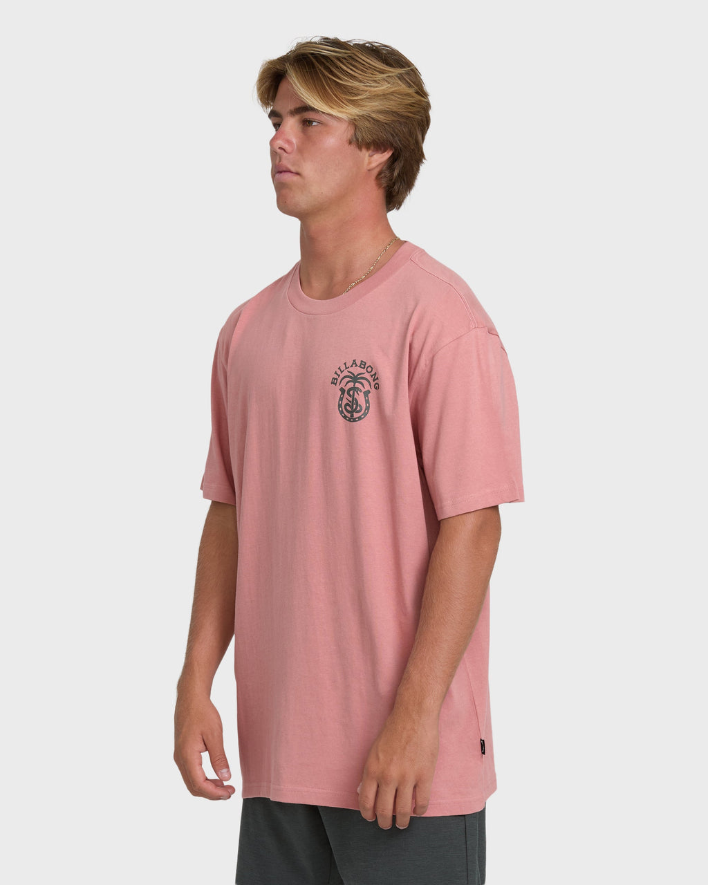 Forge Premium Short Sleeve Cotton T-Shirt - Ash Rose