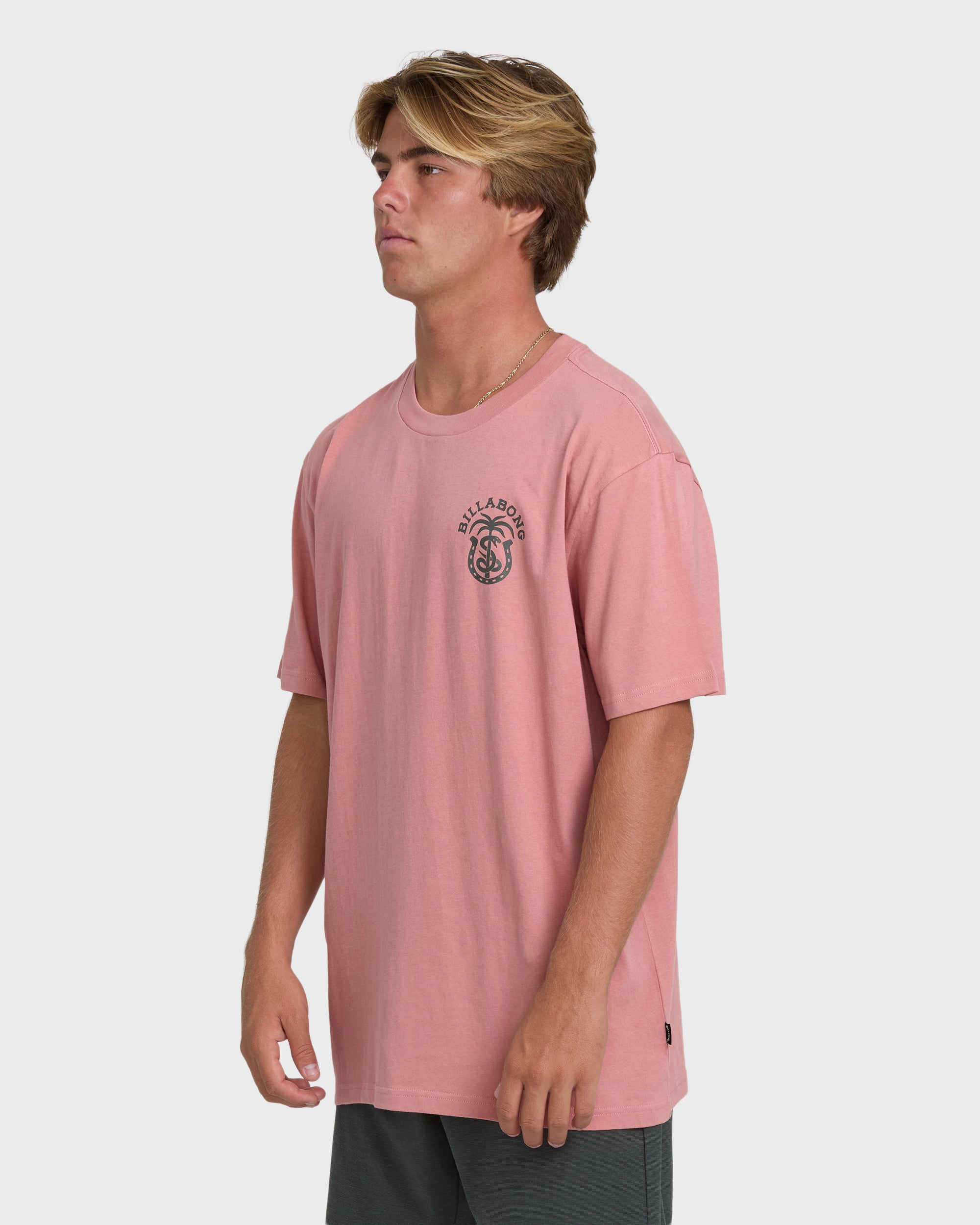Forge Premium Short Sleeve Cotton T-Shirt - Ash Rose