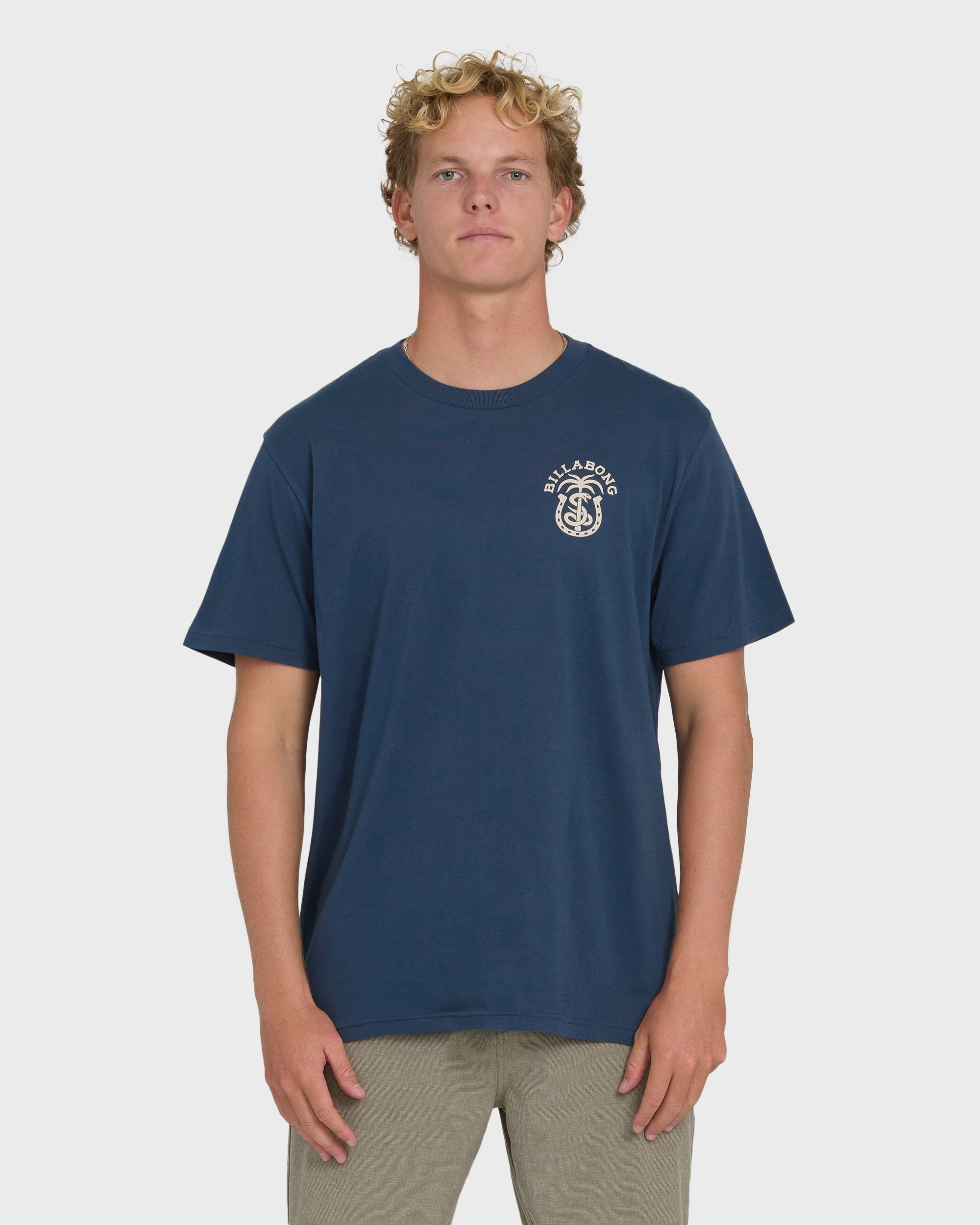 Forge Premium Short Sleeve Cotton T-Shirt - Dark Denim