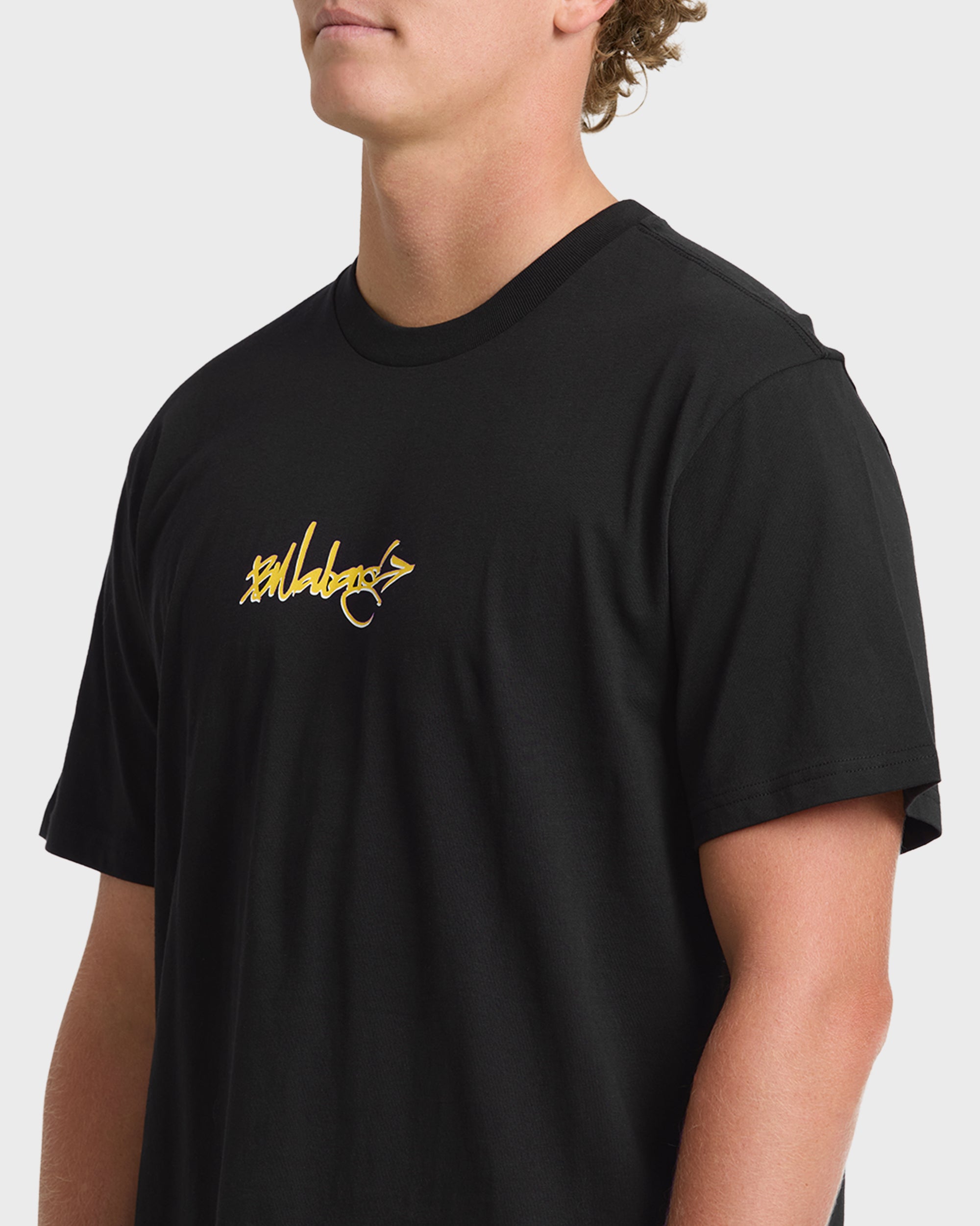 Occys Point Premium Short Sleeve Cotton T-Shirt - Black