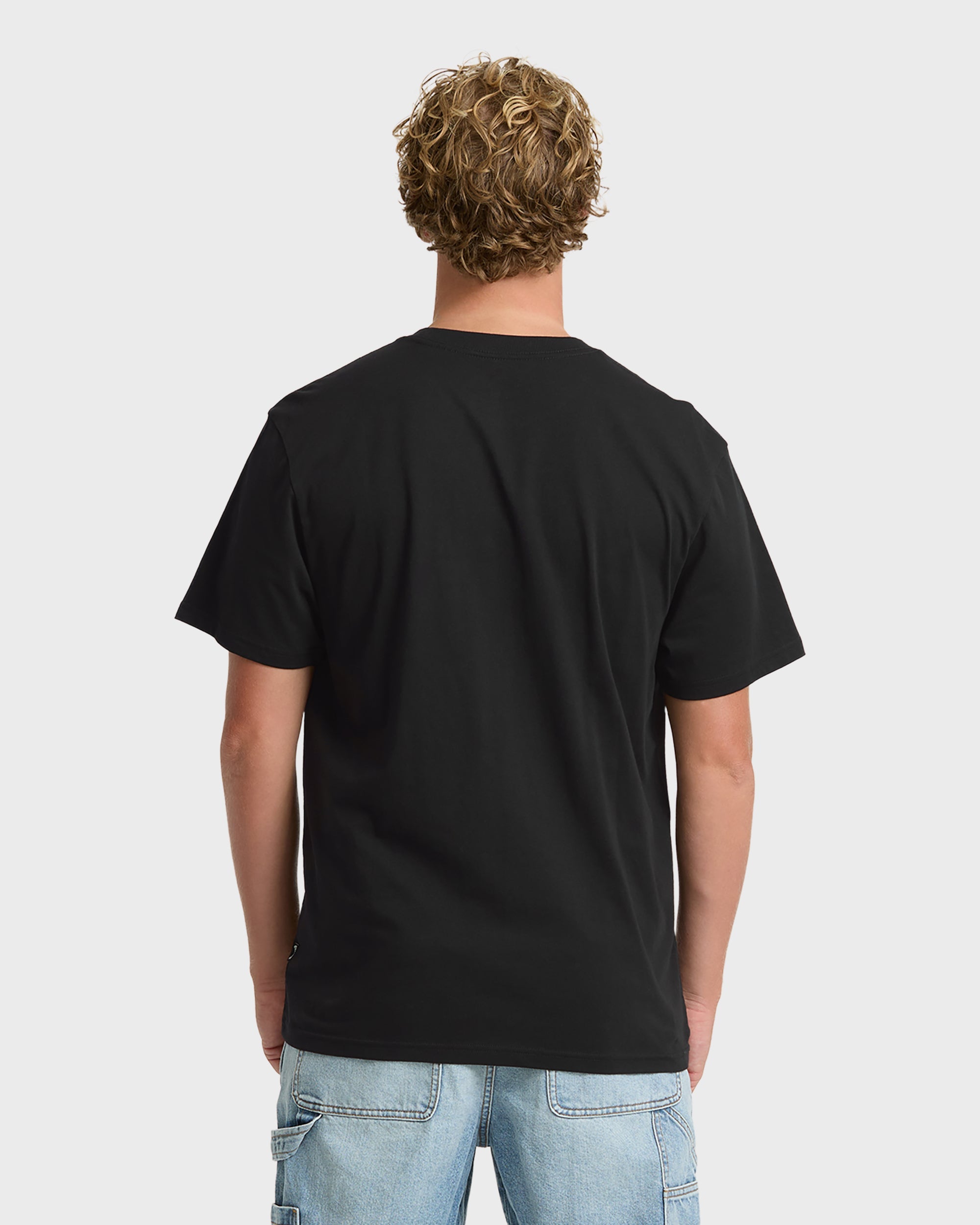 Occys Point Premium Short Sleeve Cotton T-Shirt - Black