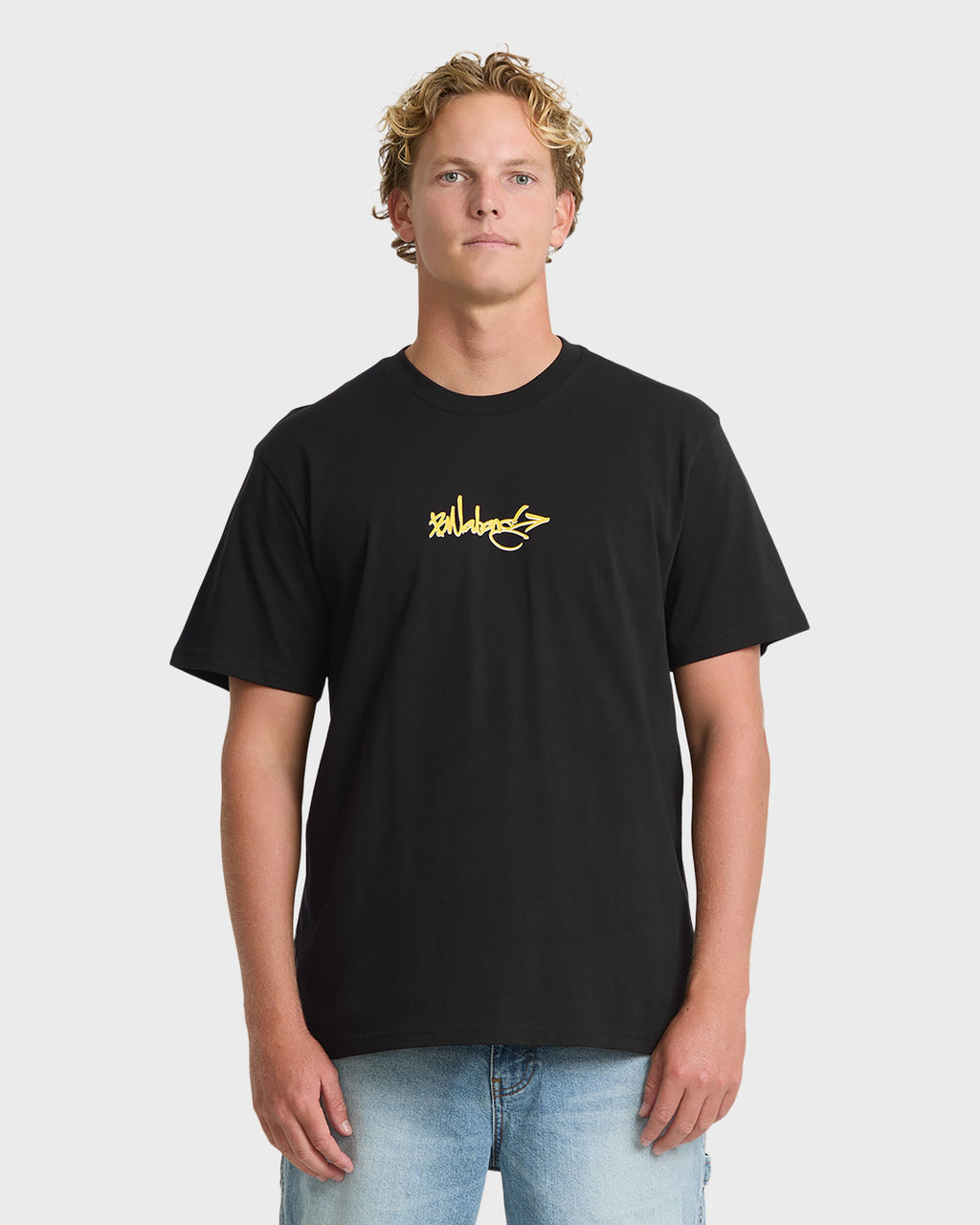 Occys Point Premium Short Sleeve Cotton T-Shirt - Black