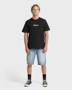 Occys Point Premium Short Sleeve Cotton T-Shirt - Black