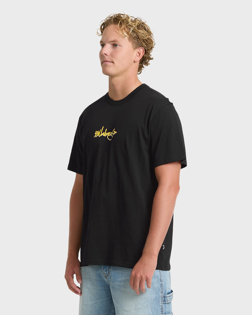 Occys Point Premium Short Sleeve Cotton T-Shirt - Black