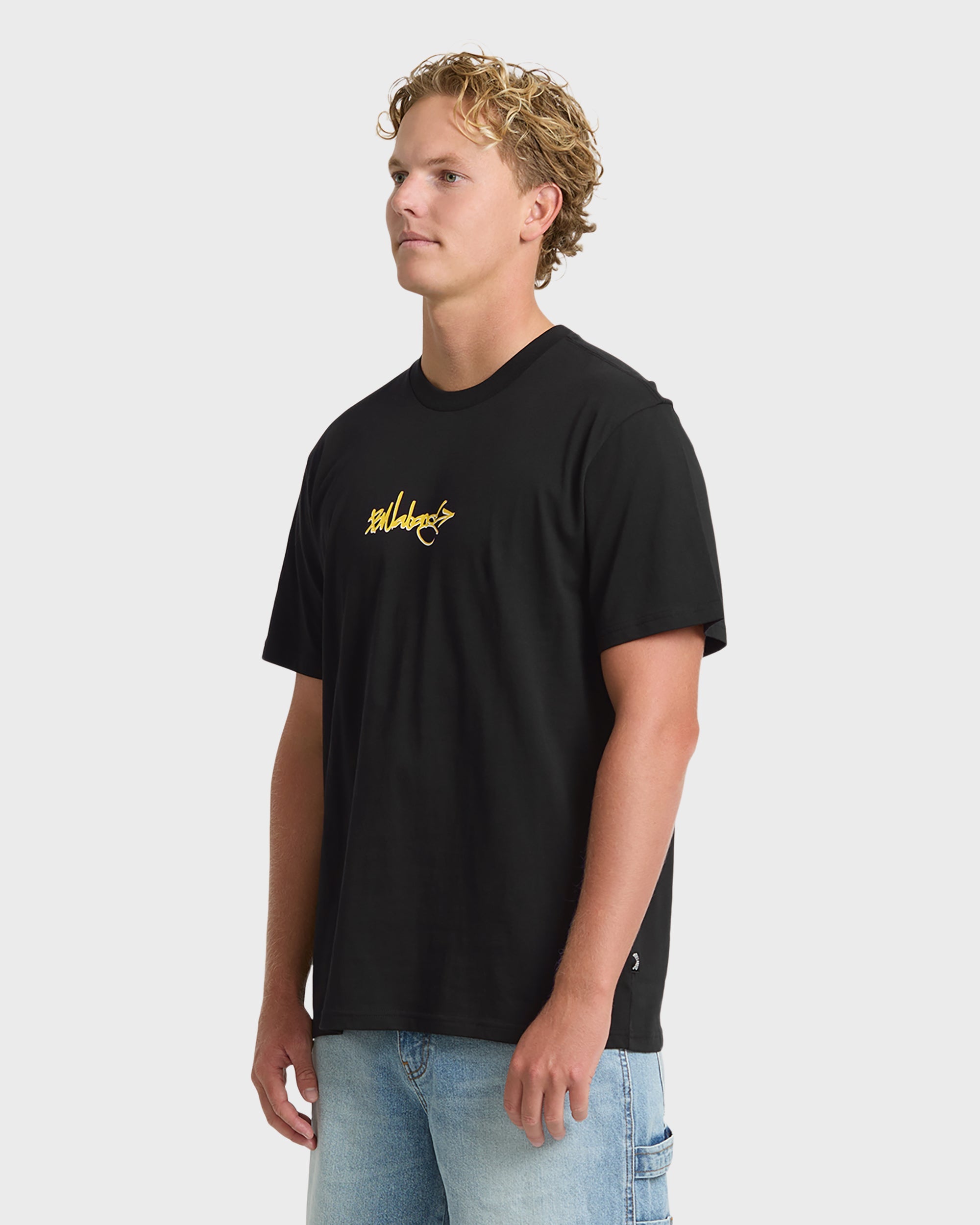 Occys Point Premium Short Sleeve Cotton T-Shirt - Black