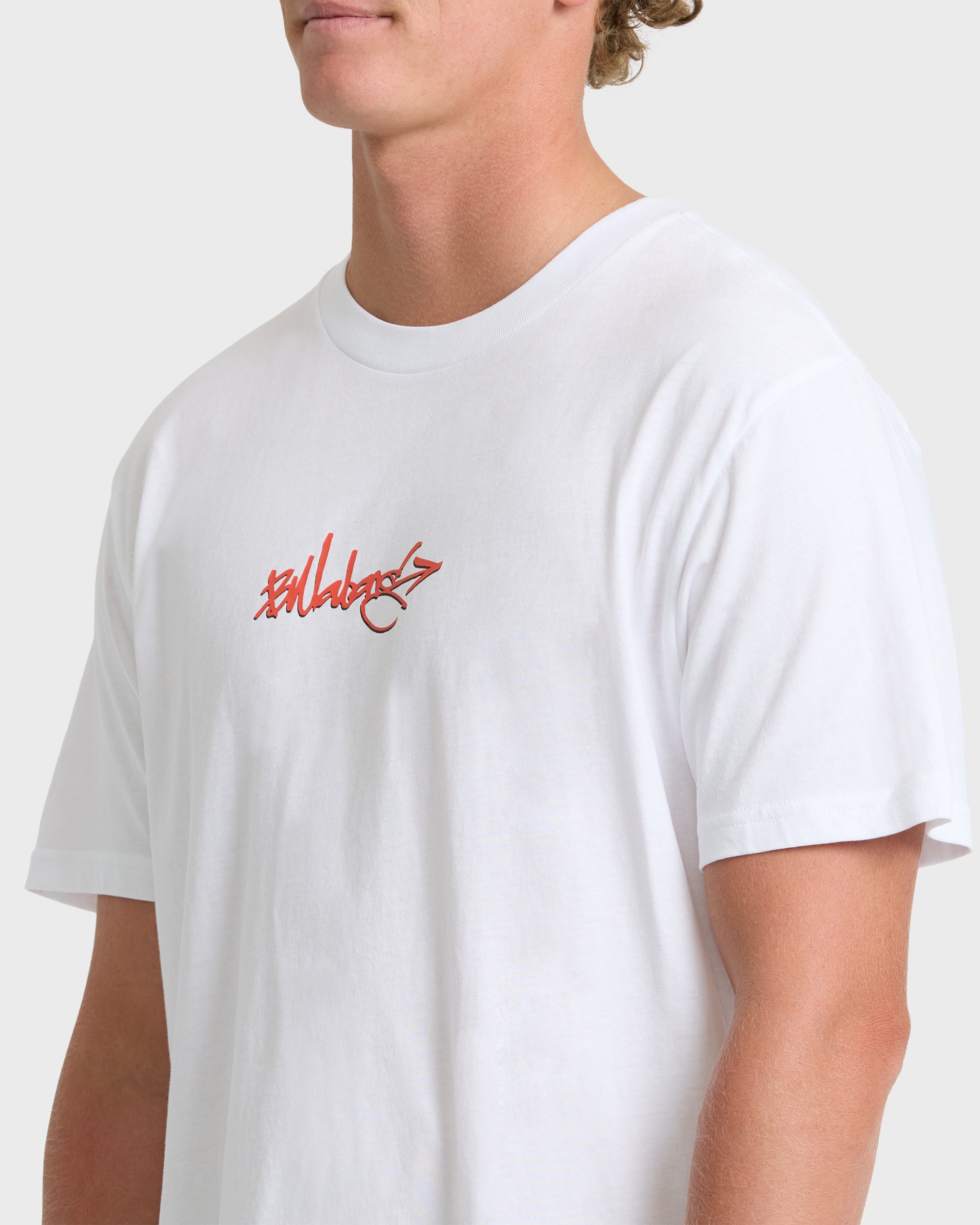 Occys Point Premium Short Sleeve Cotton T-Shirt - White