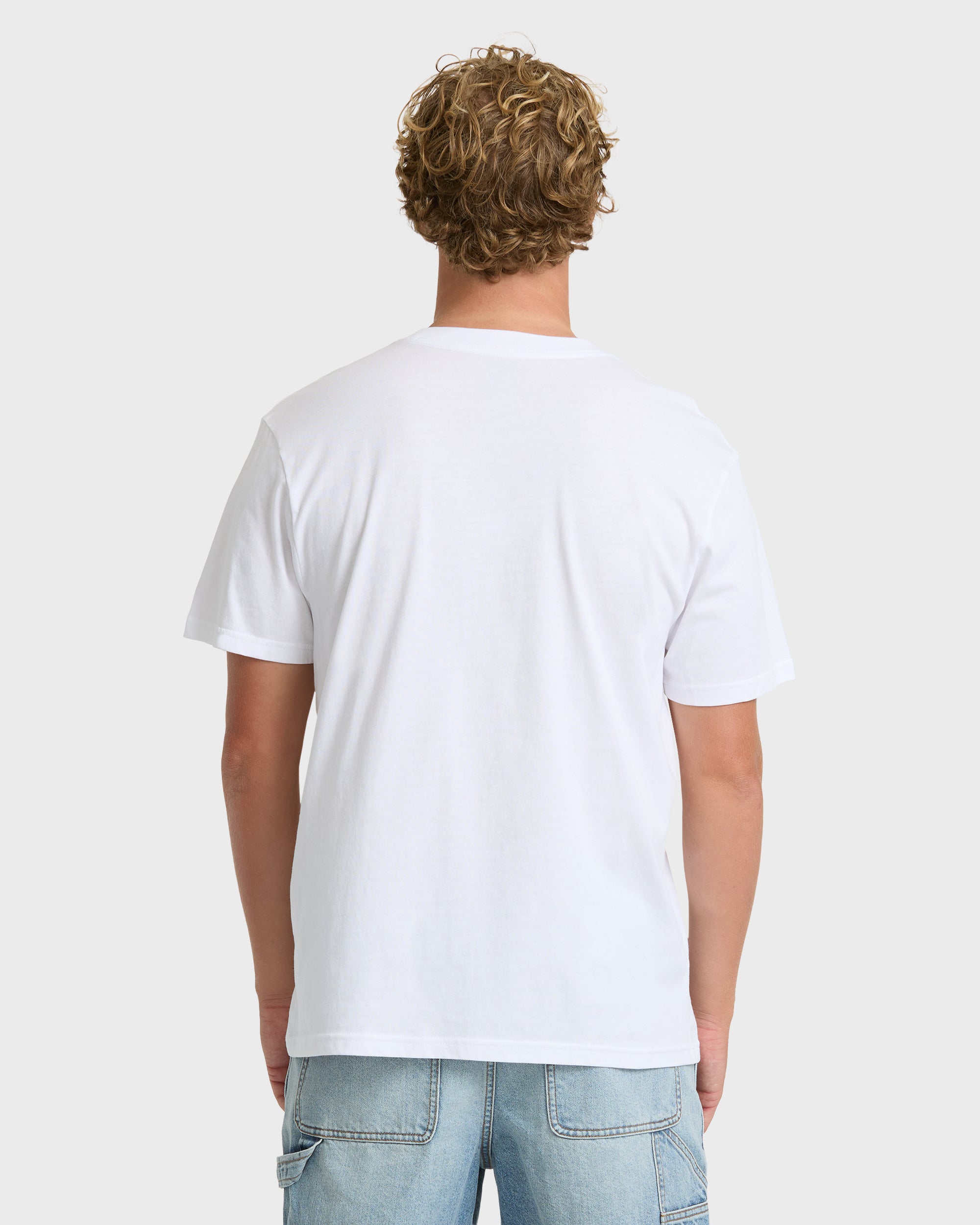 Occys Point Premium Short Sleeve Cotton T-Shirt - White