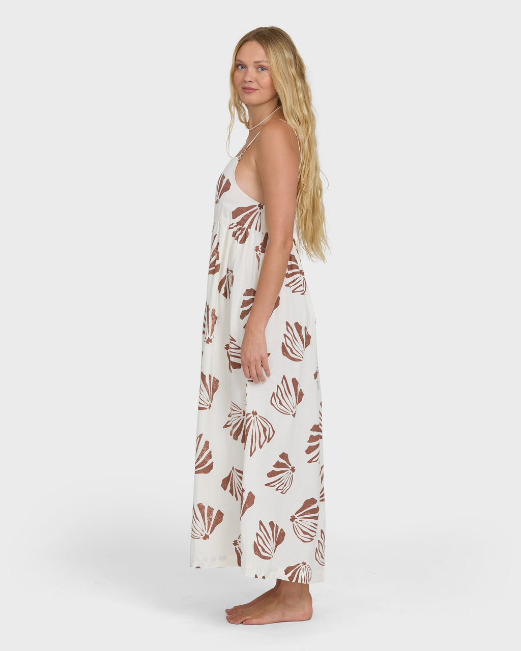 Undone Maxi Cover-Up Dress - Salt Crystal