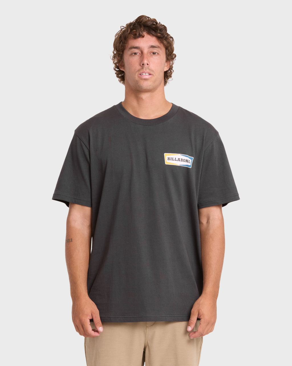 Walled Premium Short Sleeve Knit T-Shirt - Raven