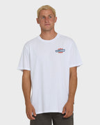 Walled Premium Short Sleeve Knit T-Shirt - White