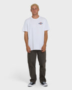 Walled Premium Short Sleeve Knit T-Shirt - White