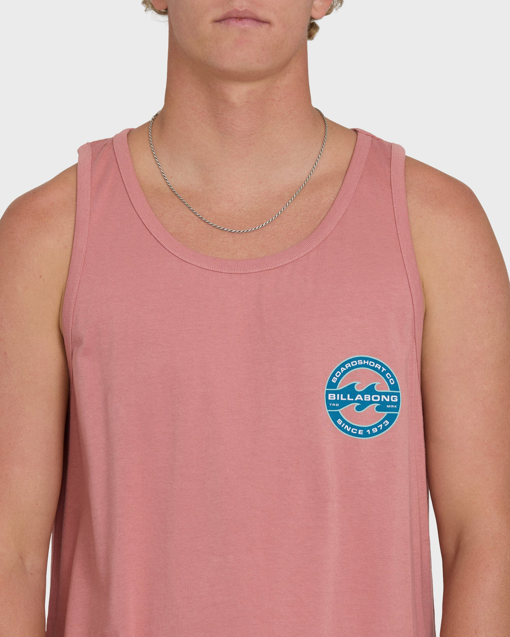 Hollow Fill Premium Tank Top - Ash Rose