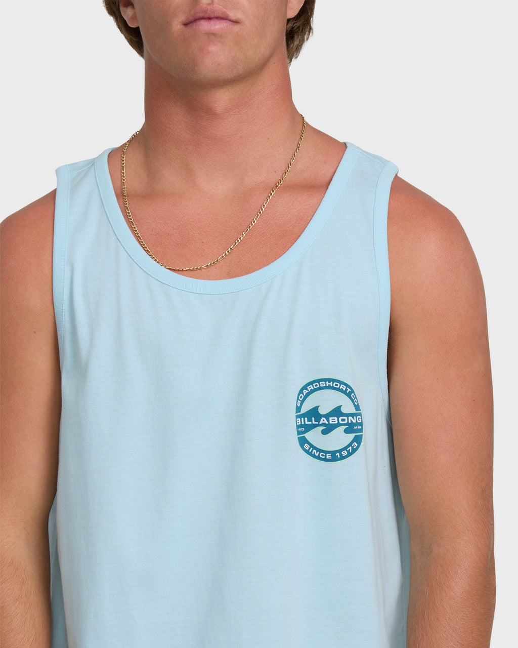 Hollow Fill Premium Tank Top - Coastal Blue