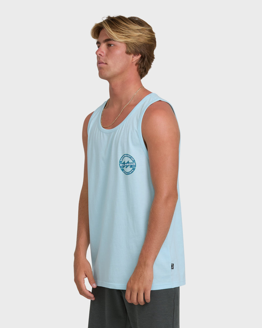 Hollow Fill Premium Tank Top - Coastal Blue