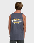 Walled Premium Tank Top - Graystone