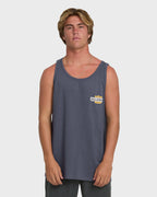 Walled Premium Tank Top - Graystone