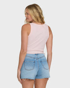 Rerun Tank Top - Rosewater