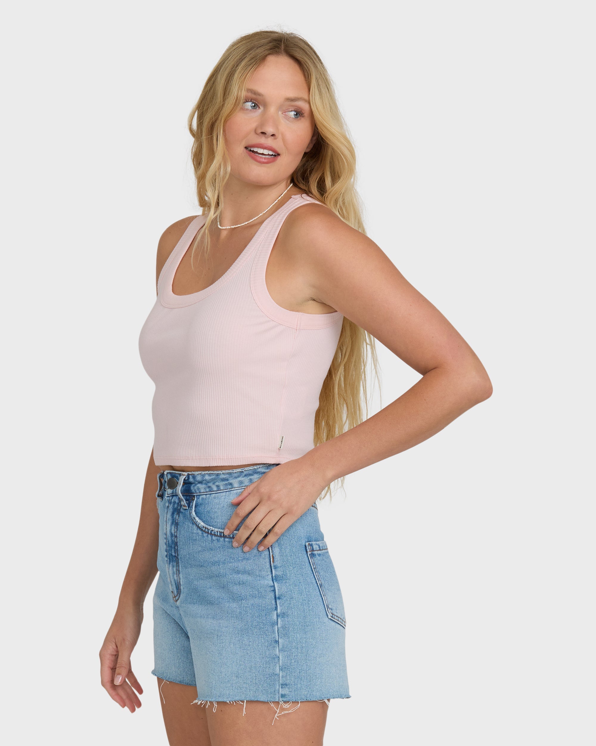 Rerun Tank Top - Rosewater
