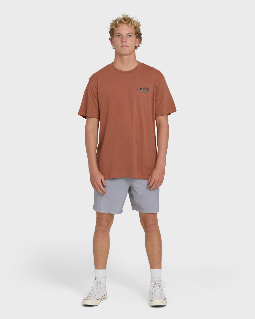 A/Div Arch Premium Short Sleeve Knit T-Shirt - Cedar Wood