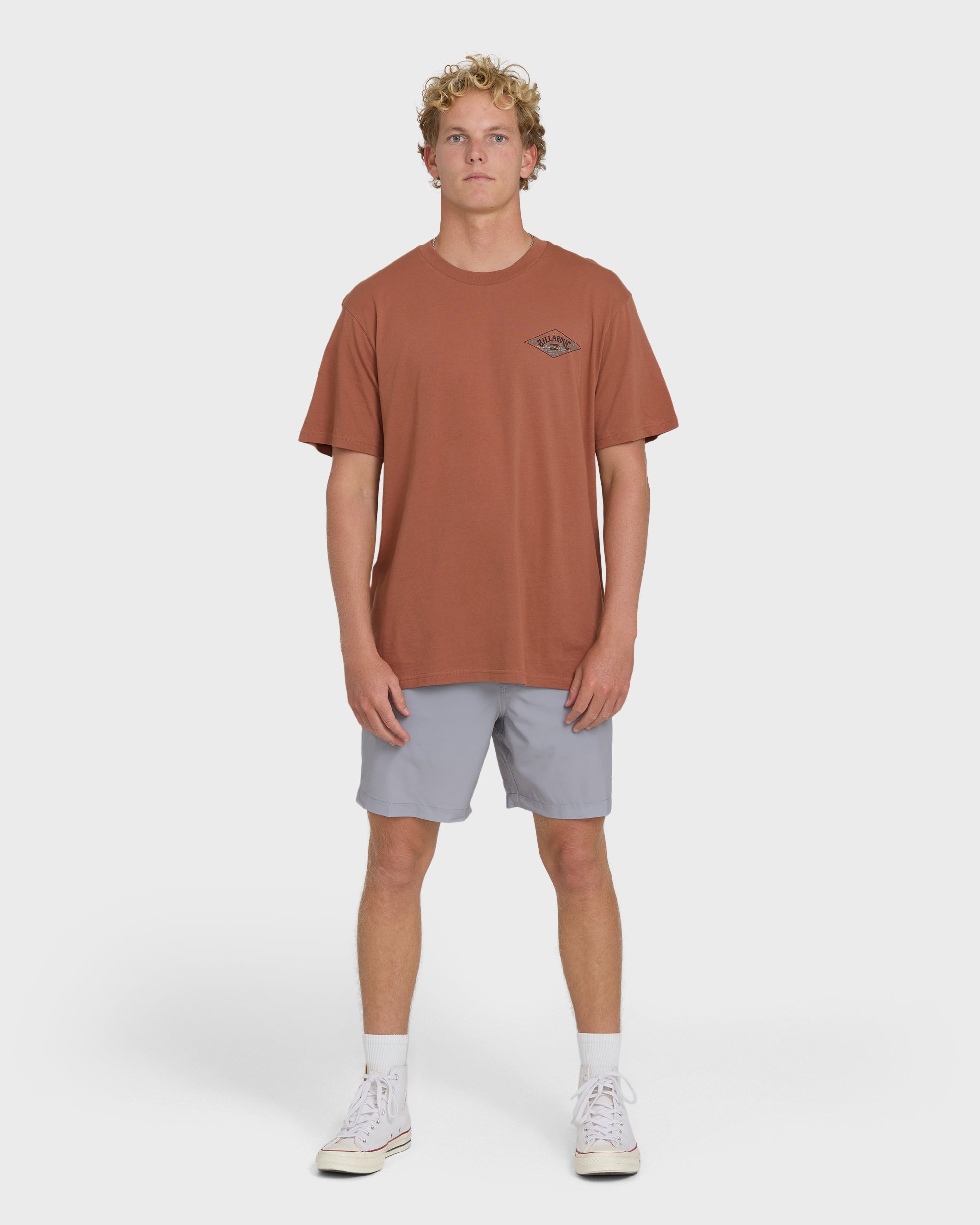 A/Div Arch Premium Short Sleeve Knit T-Shirt - Cedar Wood