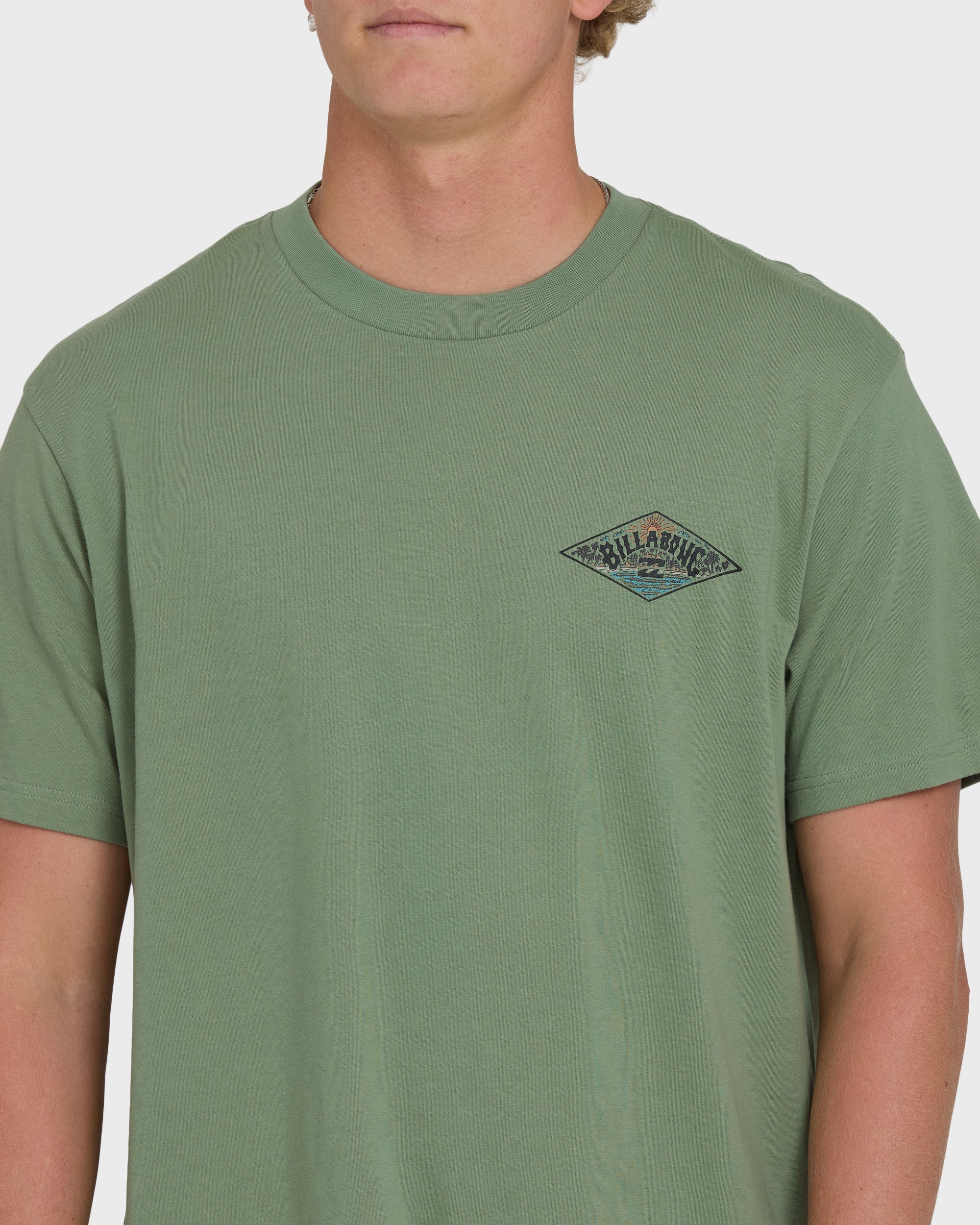 A/Div Arch Premium Short Sleeve Knit T-Shirt - Hedge Green