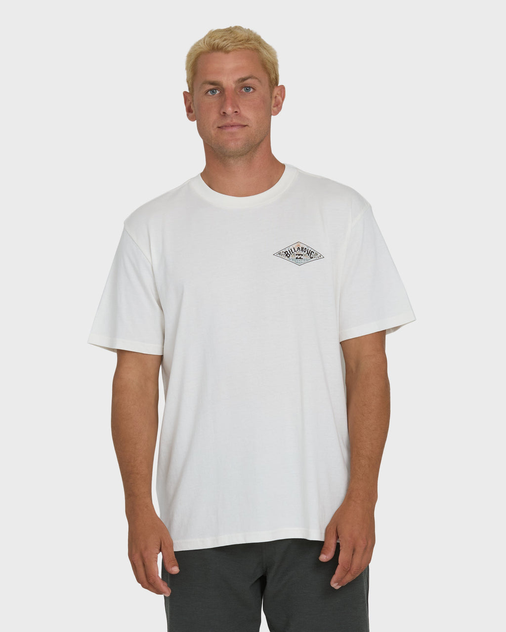 A/Div Arch Premium Short Sleeve Knit T-Shirt - Off White