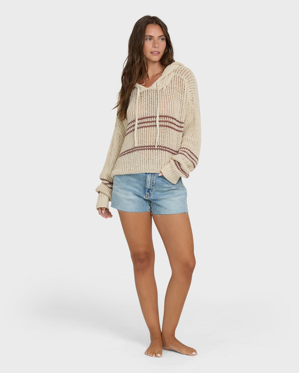 Dawn Pullover Hoodie - White Cap