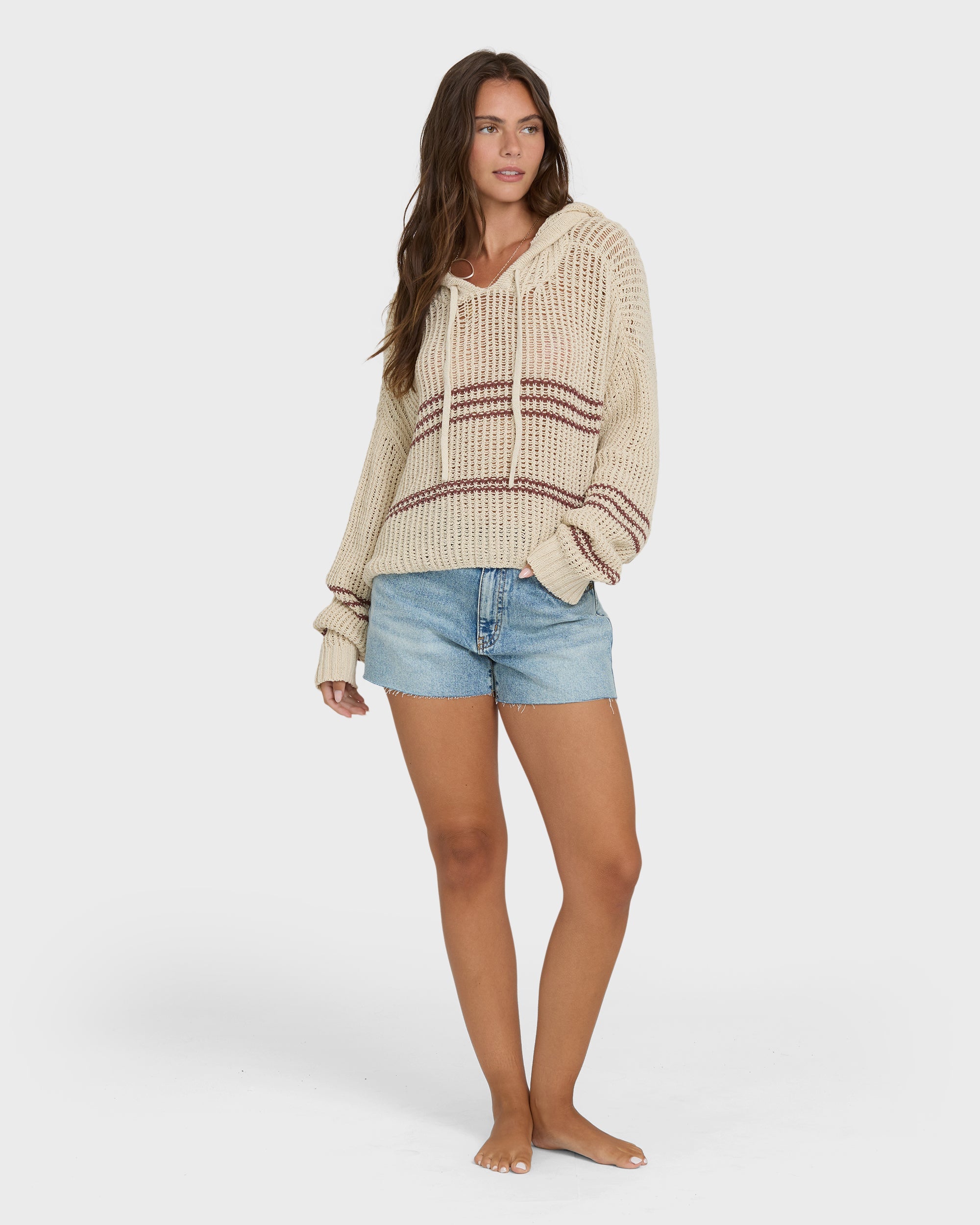 Dawn Pullover Hoodie - White Cap