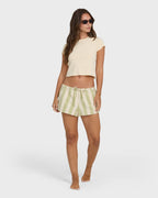 Shelly Short Sleeve Knit T-Shirt - Dove