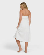 In The Sky Midi Dress - Salt Crystal