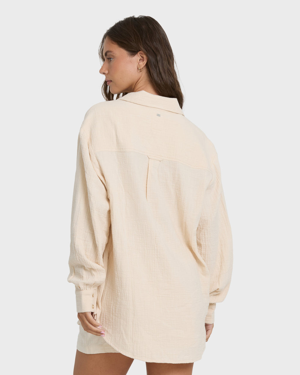 Wanderer Long Sleeve Woven Shirt - Dove