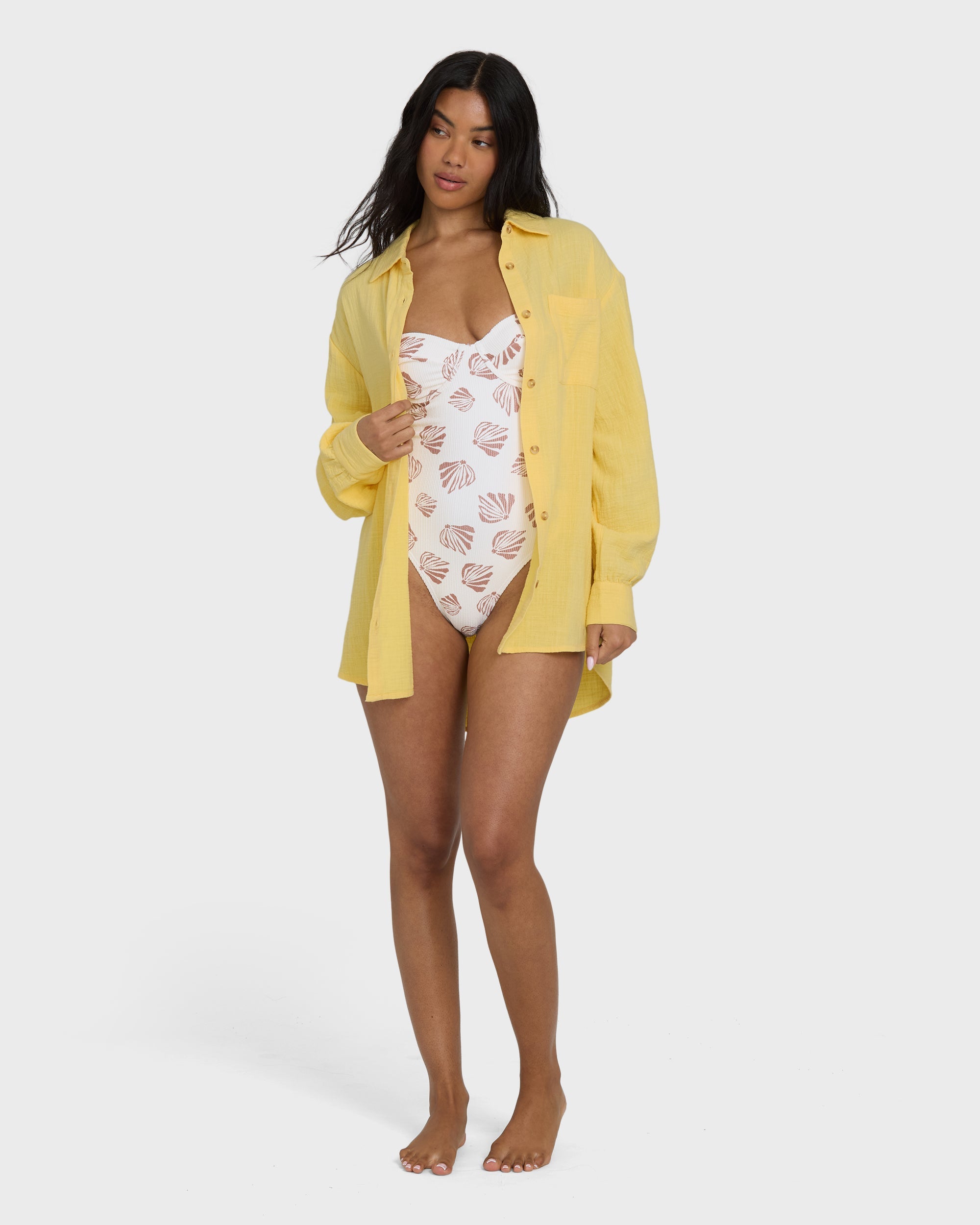 Wanderer Long Sleeve Woven Top - Sundress