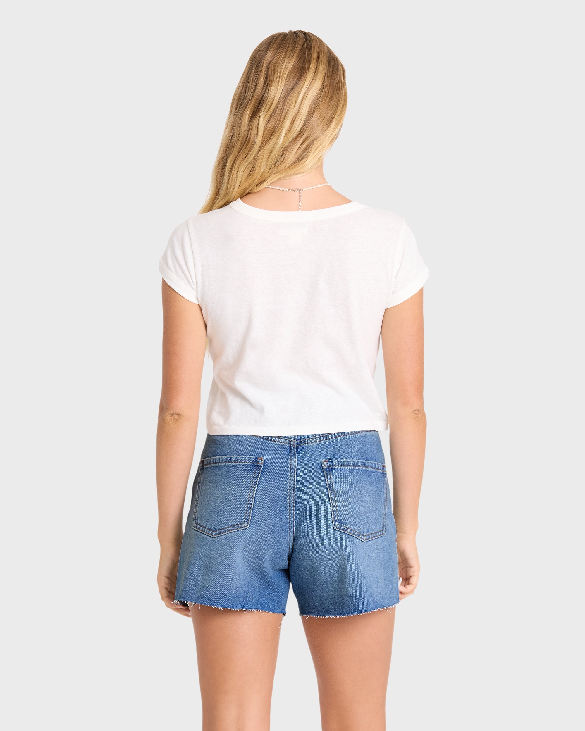 Riley Cut-Off Denim Shorts - Pacific Wash