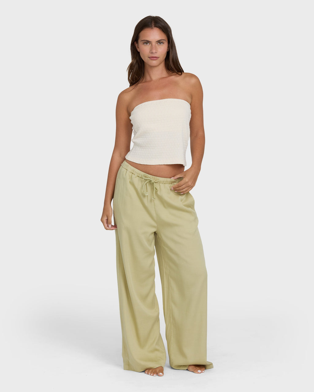 Wanderer Solid Pants - Cactus