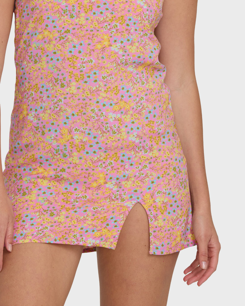 Tidal Crush Mini Dress - Party Pink