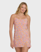 Tidal Crush Mini Dress - Party Pink