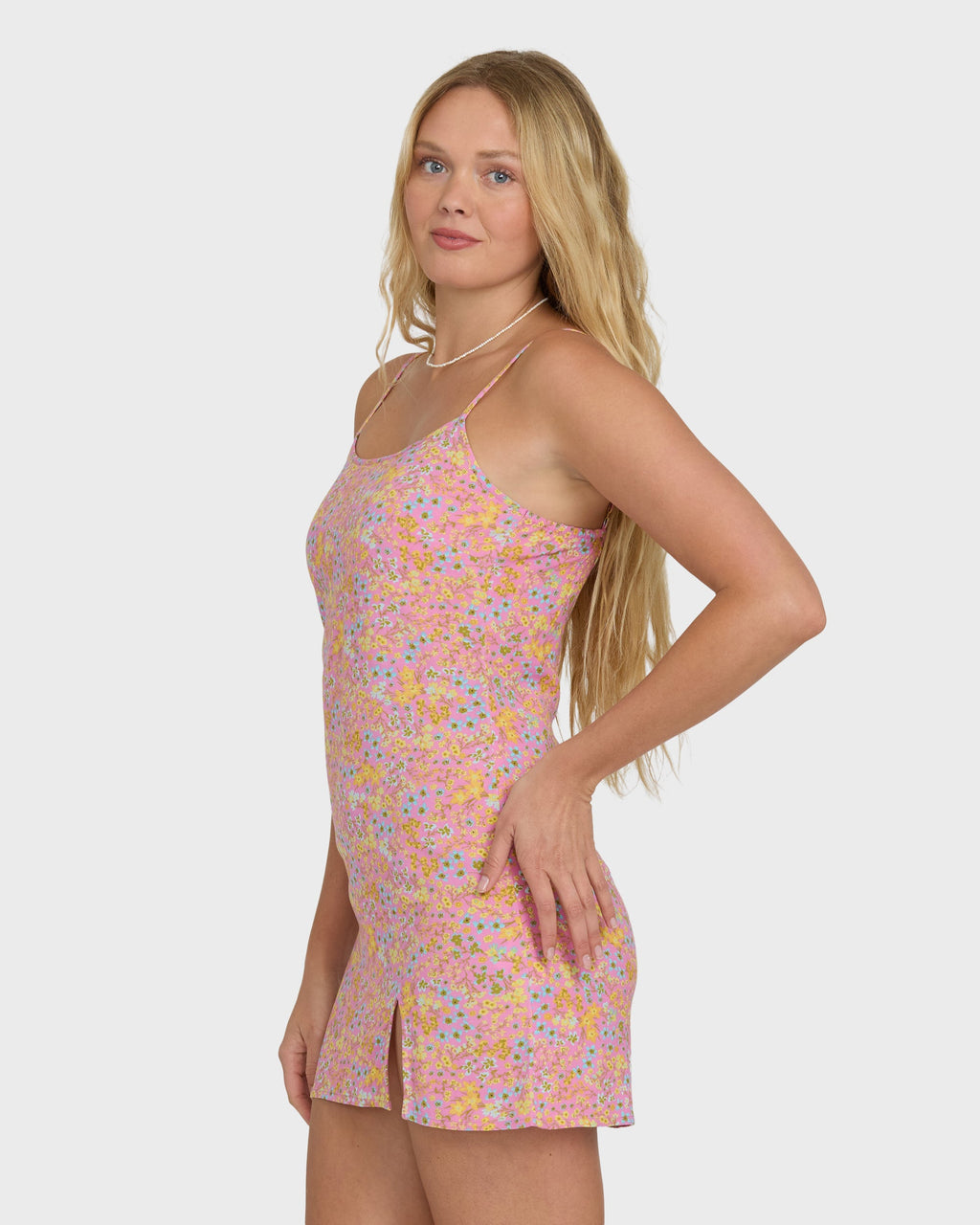 Tidal Crush Mini Dress - Party Pink