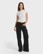 Free Fall Flare Jeans - Black