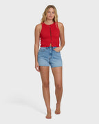 Kelsey Tank Top - Fiesta Red