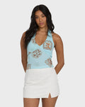 Sunny Sometimes Tank Top - Clearwater