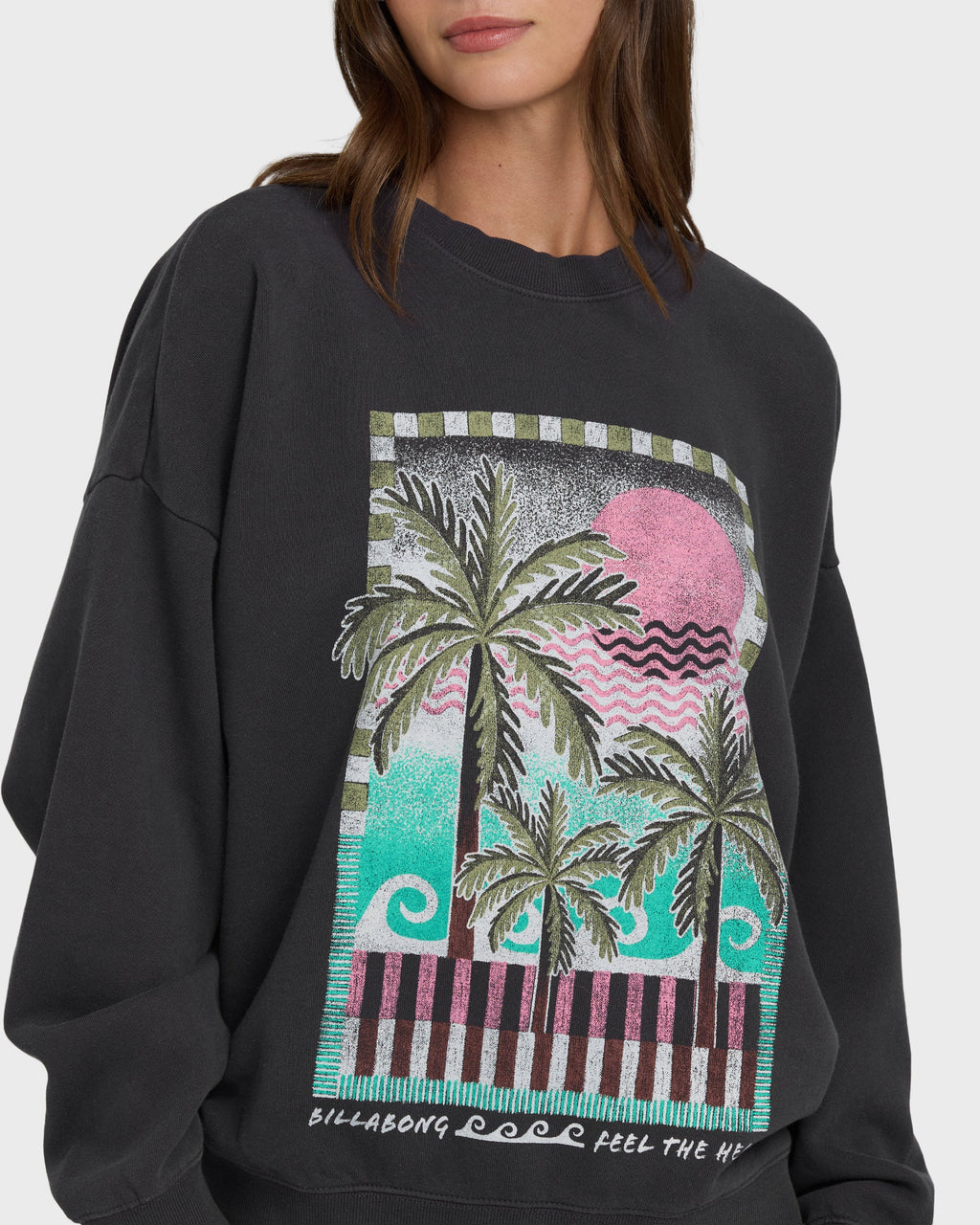 Echo Crewneck Sweatshirt - Black Sands